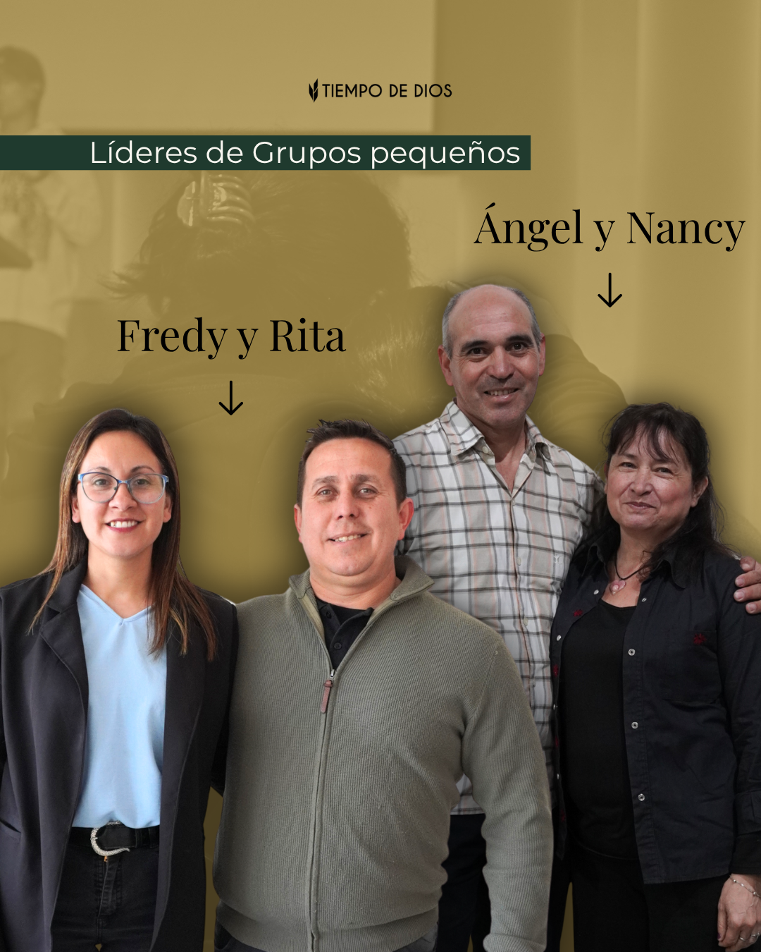 Líderes de Tiempo de Conexión: Fredy y Rita, Ángel y Nancy
